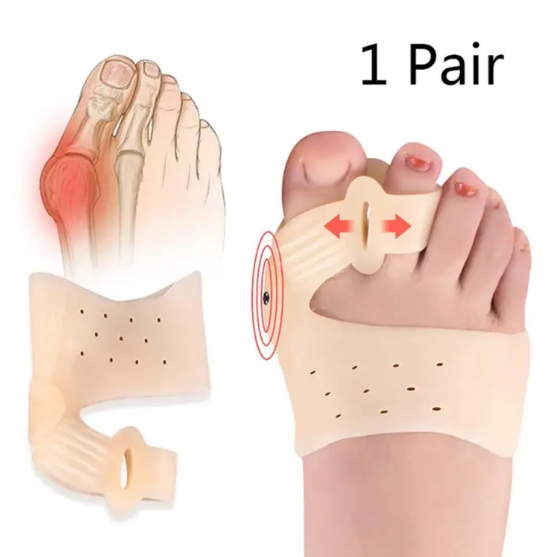 Picture of 1 Pair Magnet Toe Corrector Silicone Foot Protector