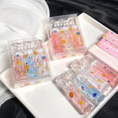 Picture of HERORANGE Lip Oil Set 3pcs Moisturizing Lips