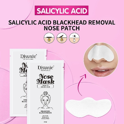 Picture of Disunie 10pcs Deep Cleansing Salicylic Acid Jojoba Oil Nose Pore Cleaning Blackheads Remover Nose Patch Mask Sheet