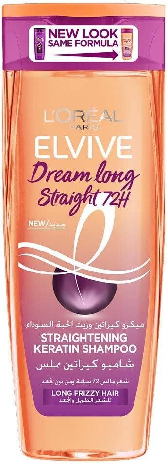 Buy Loreal Paris Elvive Dream Long Straight 72Hour Shampoo 400ml Stranightening Keratin Shampoo at Best Price In Bangladesh