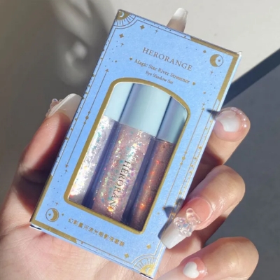 Buy HERORANGE Magic Star River Streamer Glitter Eye Shadow Set 3pcs at Best Price In Bangladesh