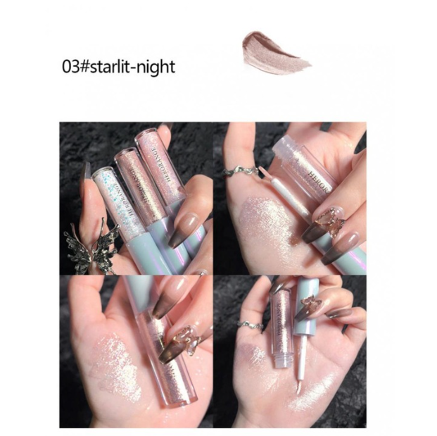 Buy HERORANGE Magic Star River Streamer Glitter Eye Shadow Set 3pcs at Best Price In Bangladesh