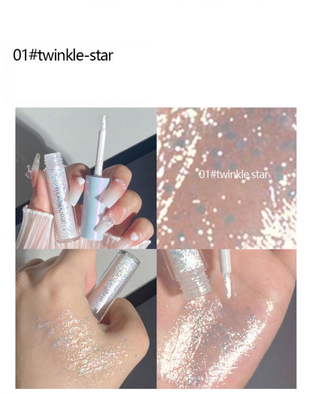 Buy HERORANGE Magic Star River Streamer Glitter Eye Shadow Set 3pcs at Best Price In Bangladesh