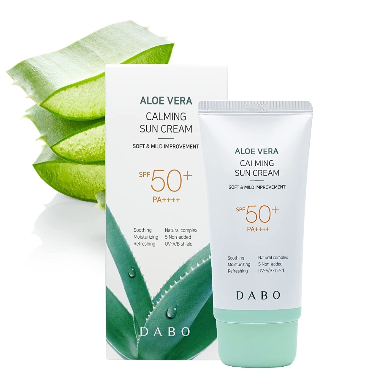 Buy Dabo Aloe Vera Calming Sun Cream UV-AB Shield SPF50+ PA++++ 70ml at Best Price In Bangladesh