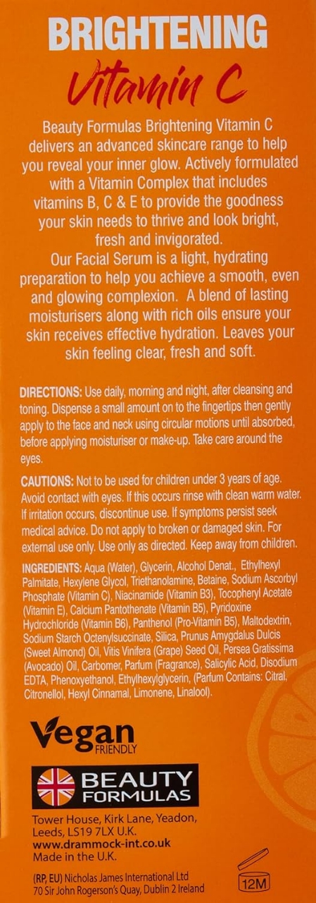 Buy B Formulas Brightening Vitamin C Facial Serum 30ml at Best Price In Bangladesh