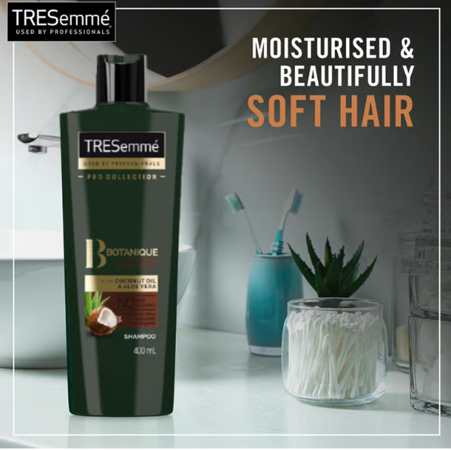 Buy Tresemme Shampoo 400ml Botanique Nourish & Replenish With Coconut Oil & Aloe Vera Shampoo at Best Price In Bangladesh