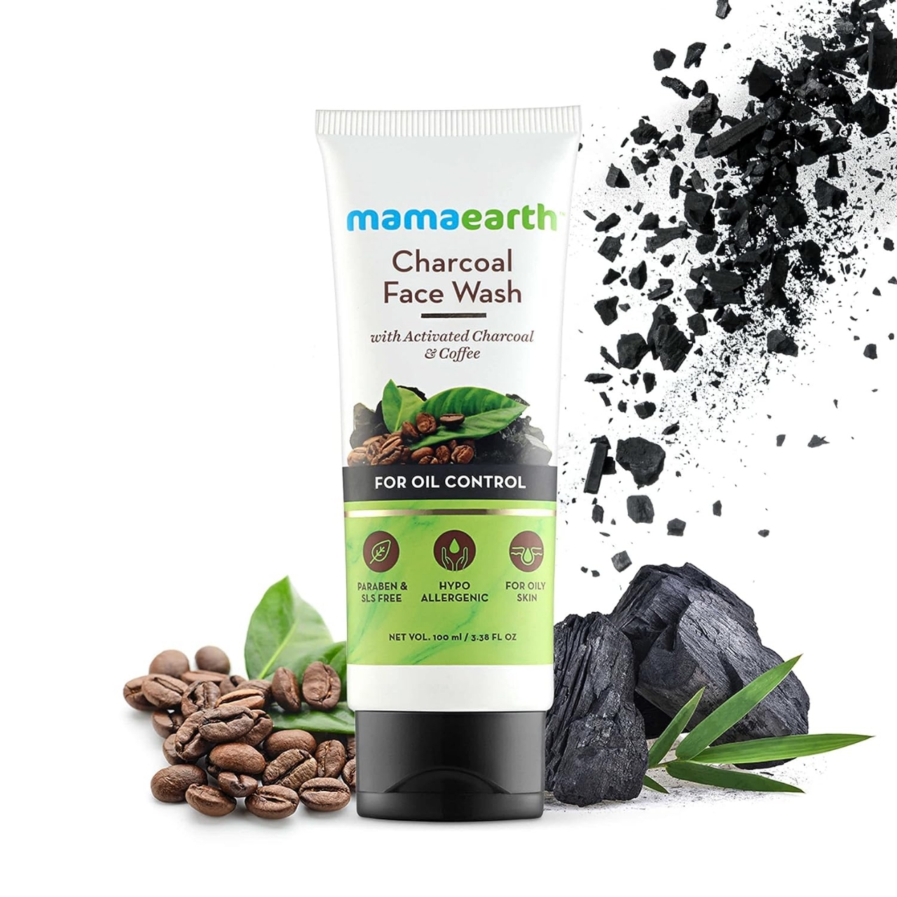 Buy Mamaearth Charcoal Face Wash 100ml with Activated Charcoal & Coffee for Oil Control at Best Price In Bangladesh