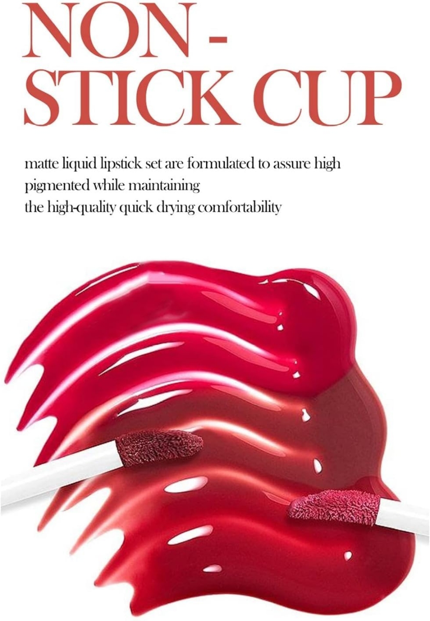 Buy Handaiyan 6pcs Bohemian Rhapsody Lipgloss Liquid Lipstick Set Pigmented, Lightweight, Waterproof, Non-Stick Cup Lip Gloss Set for Women at Best Price In Bangladesh