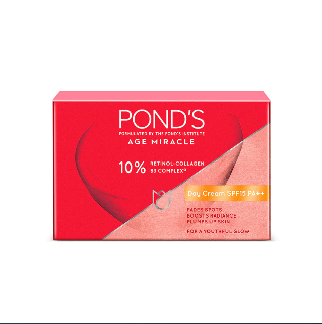 Picture of Pond's Age Miracle Day Cream SPF15 PA++ 35g with 10% Retinol Collagen B3 Complex for Youthful Glow Cream