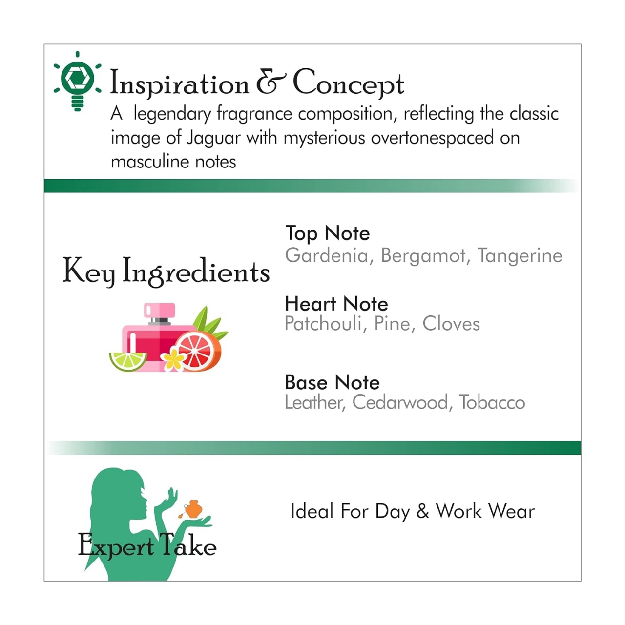 Picture of JAGUAR Eau De Toilette Perfume For Men 100ml - Lavender