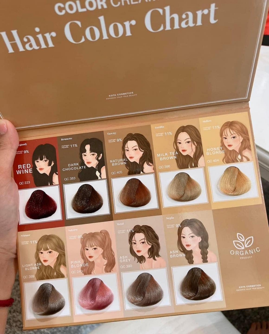 Picture of KOTA Hair Color Cream 100g | All Color Available