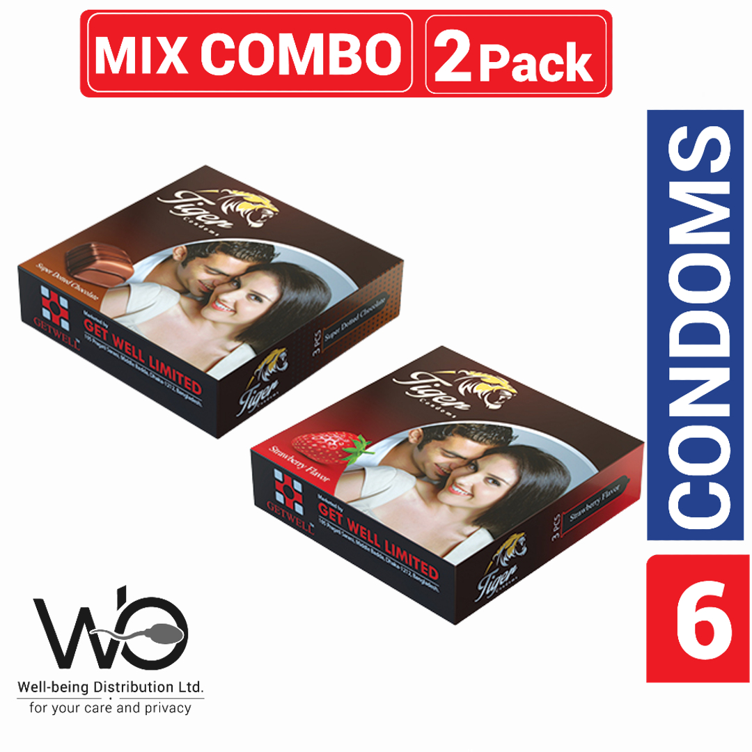 Picture of Tiger Condom -Tiger Condom Mix  Flavord Condom