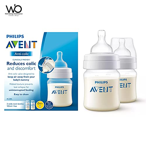 Picture of Baby Feeder - Philips Avent Anti-Colic Baby Bottles 0month+ 125ml - 2Pcs Bottle Pack