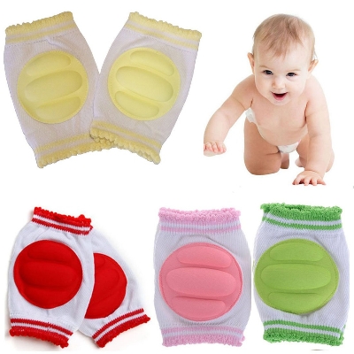 Picture of Baby Knee & Elbow Pads - Non Slip Pads for Crawling Infants / Toddlers / Baby Knee & Elbow Pads Protector Safety Pads for Baby Boy & Girl - 1 Pair (Multicolor)