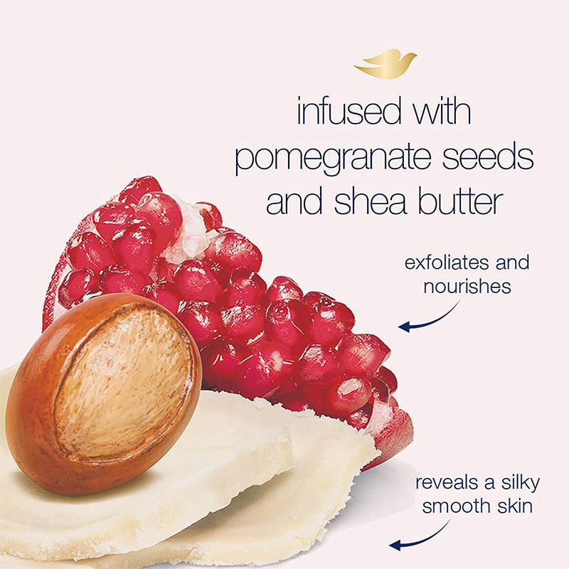 Picture of Dove Exfoliating Body Scrub Pomegranate Seeds 225ml (International)
