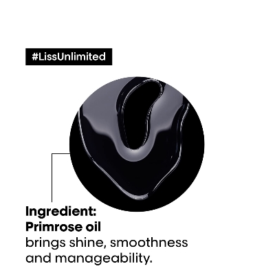 Picture of Loreal Professionnel Serie Expert Hair Serum 125ml Liss Unlimited Primrose Oil Blow Dry Serum For Frizz-Free Hair (International)