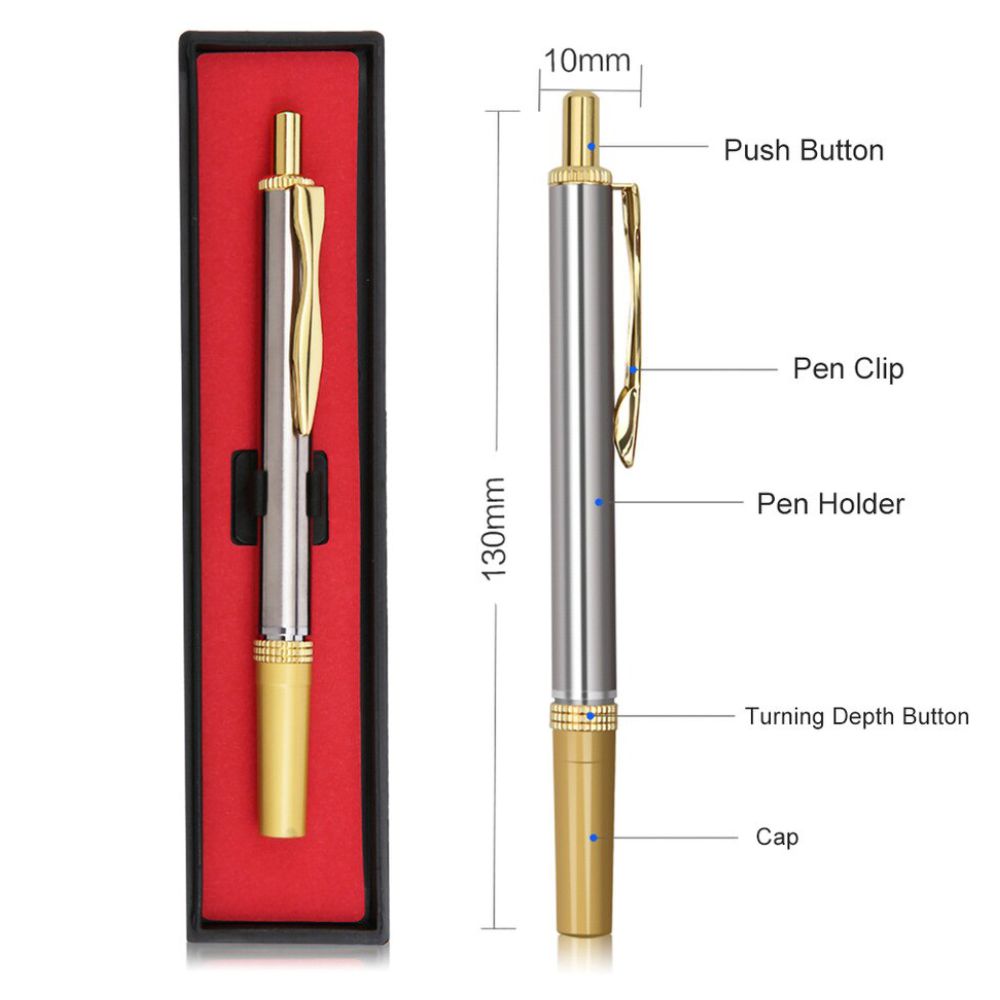 Picture of Hijama Pen 1 Head Stainless Steel Blood Sampler For Hijama Cupping Set (Blood Lancet Not Included)
