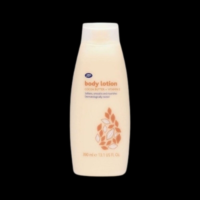 Picture of Boots Body Lotion 390ml Cocoa Butter & Vitamin E For Softness Smooths & Nourishes