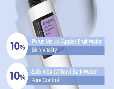 Picture of Cosrx AHA/BHA Clarifying Treatment Face Toner 150ml / 50ml | Daily Skincare For All Skin Type | Korean Baeuty