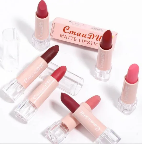 Picture of CmaaDu New 5pcs Set Matte Moisturizing Waterproof Lipstick Matte Lip Gloss Shades 1-15 Available