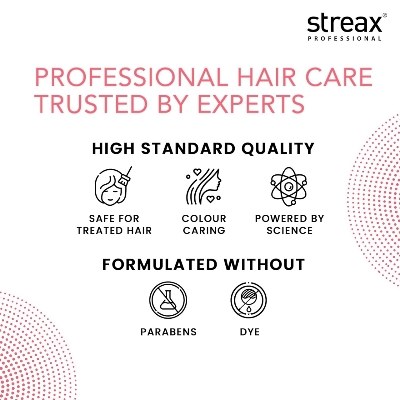 Picture of Streax Professional Conditioner 240gm Argan Secrets Colour Protect Conditioner for Women | Enriched with Argan Oil & UV Filter | Enhances Colour Retention | Deeply Nourishes Coloured Hair | Paraben Free