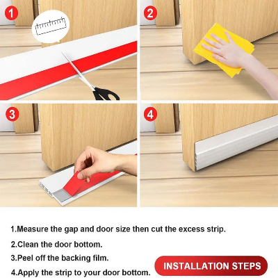 Buy Premium Door Bottom Seal Strip Adhesive Under Door Silicone Sweep Weather Stripping Door Draft Stopper Rubber Strip at Best Prices in Bangladesh