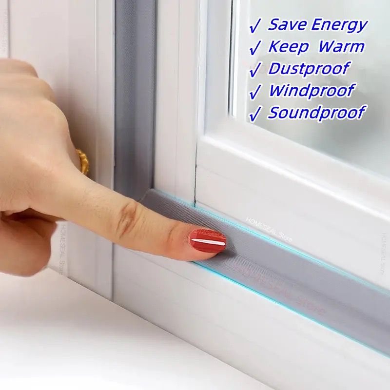 Buy Window Seal Tape, Self-adhesive gap sealer, Windproof Foam Door Dust Stopper Rubber Strip for Sliding Windows 2Meter at Best Prices in Bangladesh