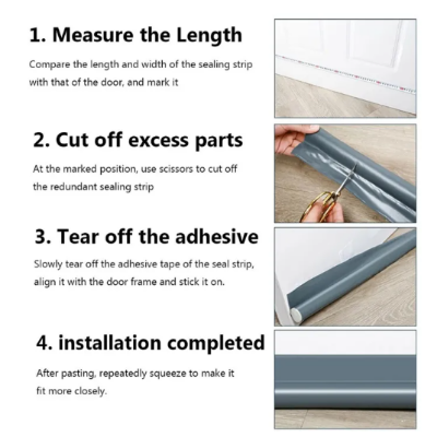 Buy Dust Stopper, Door Bottom Sealing Strip, Door Draft 96 CM (37.5 inch) Long at Best Prices in Bangladesh