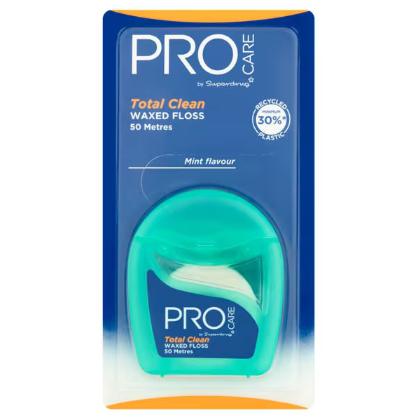 Picture of Superdrug ProCare Mint Waxed Floss 50meters