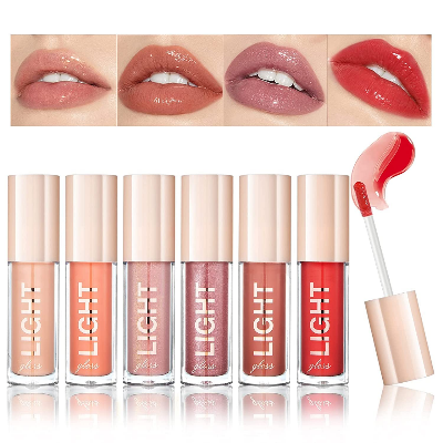 Buy HANDAIYAN Light Gloss Lipstick Collection 6 Shades of Lip Gloss, Clear Lip Gloss, and Sexy Liquid Lipstick for Women and Girls at Best Price In Bangladesh