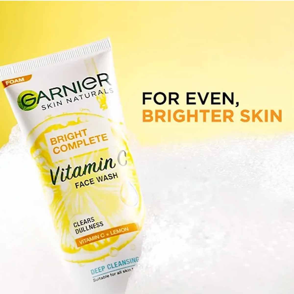 Buy Garnier Bright Complete Vitamin C Face Wash 100ml at Best Price In Bangladesh