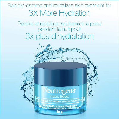 Buy Neutrogena Hydro Boost Night Pressed Serum 48g Night Moisturizer - Hyaluronic Acid Serum for Dry Skin, Oil-Free and Non-Comedogenic at Best Price In Bangladesh