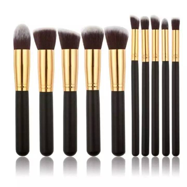Buy Kabuki Makeup Brush Set 10pcs Multicolor Multi-size at Best Price In Bangladesh