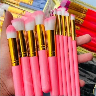 Buy Kabuki Makeup Brush Set 10pcs Multicolor Multi-size at Best Price In Bangladesh