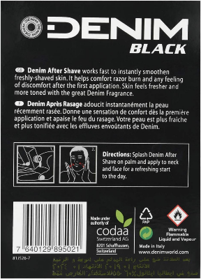 Buy Denim Aftershave Black Edition 100ml for Men at Best Price In Bangladesh