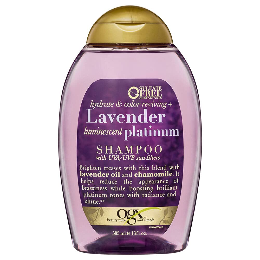 Buy OGX Hydrate & Color Reviving+ Lavender Luminescent Platinum Shampoo 385ml | USA at Best Price In Bangladesh