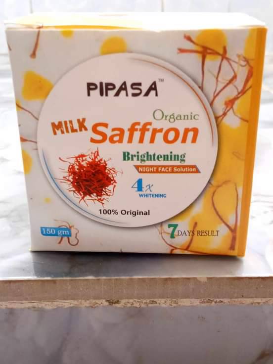 Buy Pipasa Organic Milk Saffron Whitening Night Face Solution Face Pack 150g at Best Price In Bangladesh
