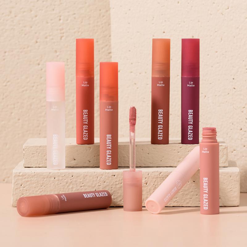 Buy Beauty Glazed 8pcs Lips Makeup Set Lipstick Long Lasting Moisture Lip Gloss Waterproof at Best Price In Bangladesh