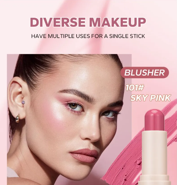 Buy BEAUTY GLAZED Soft Glow & Radiance Cream Blusher Stick 7gm | 6 Shades at Best Price In Bangladesh
