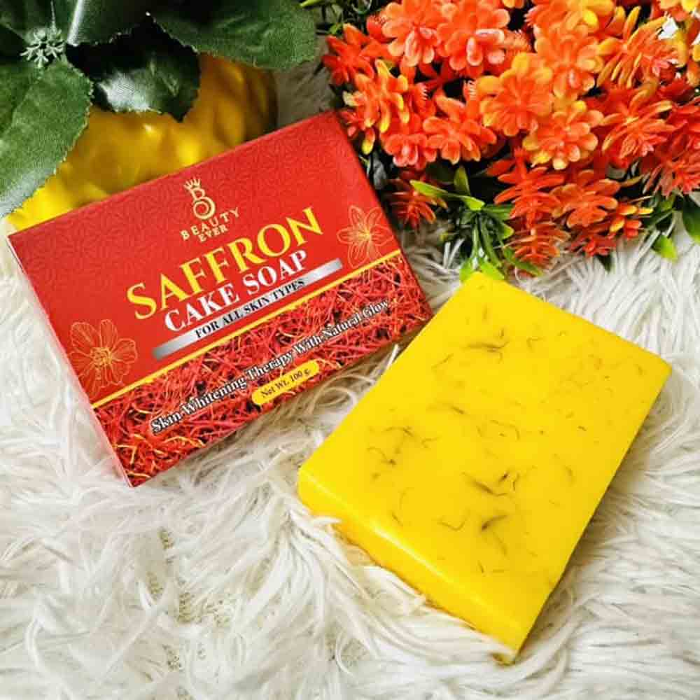 Picture of Beauty Ever Saffron Cake Soap 100g | Thailand