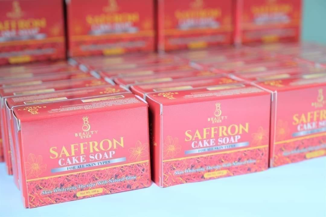 Picture of Beauty Ever Saffron Cake Soap 100g | Thailand