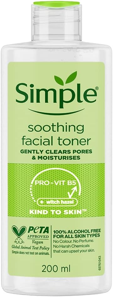 Picture of Simple Facial Toner - Simple Kind To Skin Soothing Facial Toner 200ml