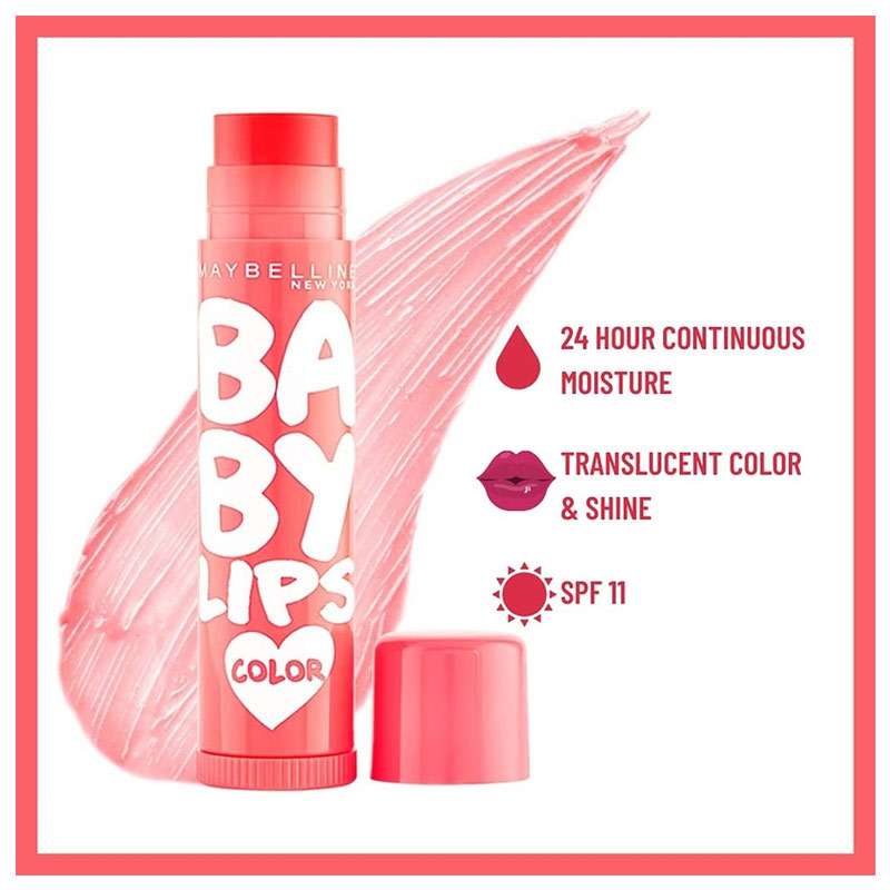 Picture of Maybelline Baby Lips Color Lip Balm Cherry Kiss 4gm SPF11