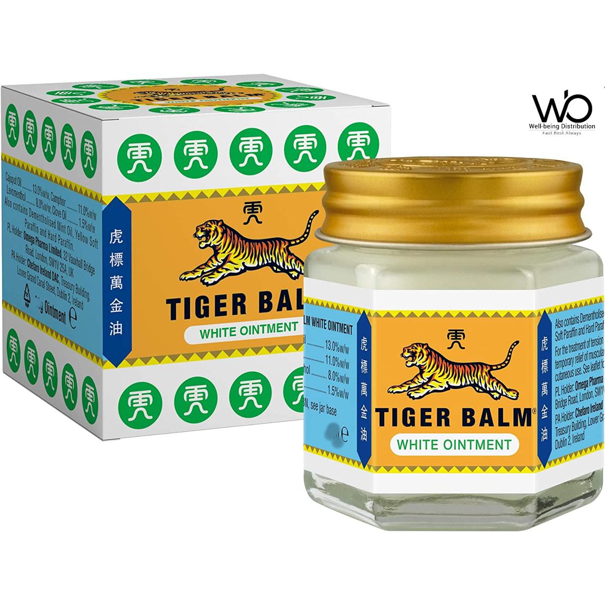 Picture of Tiger Balm White Pain Relief Ointment - 19g - Made in Thailand