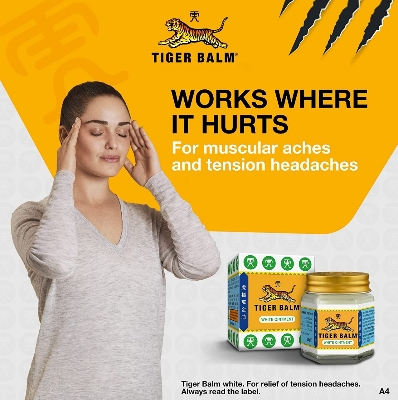 Picture of Tiger Balm White Pain Relief Ointment - 19g - Made in Thailand