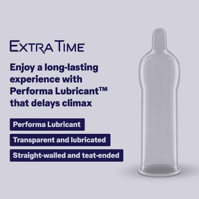 Picture of Durex Condom & Lubricant Combo - Durex Extra Time Condom 10pcs & Durex KY Jelly Personal Lubricant 50gm