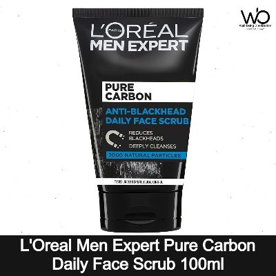 Picture of Loreal Paris Men Expert Pure Carbon Anti Blackhead Daily Face Scrub 100ml (International)