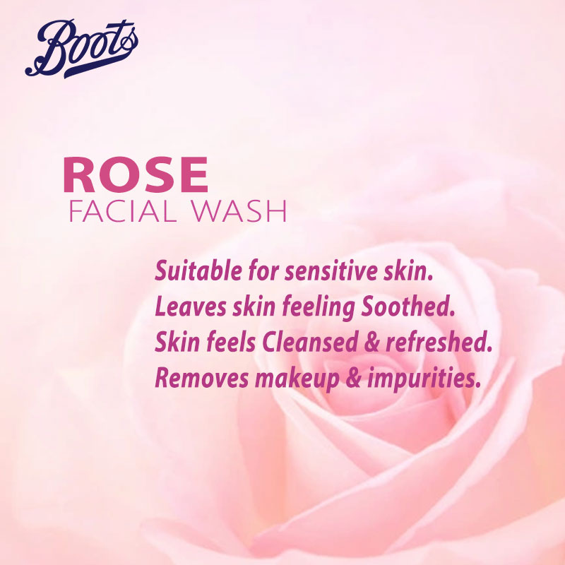 Picture of Boots Rose Facial Wash 150ml (International)