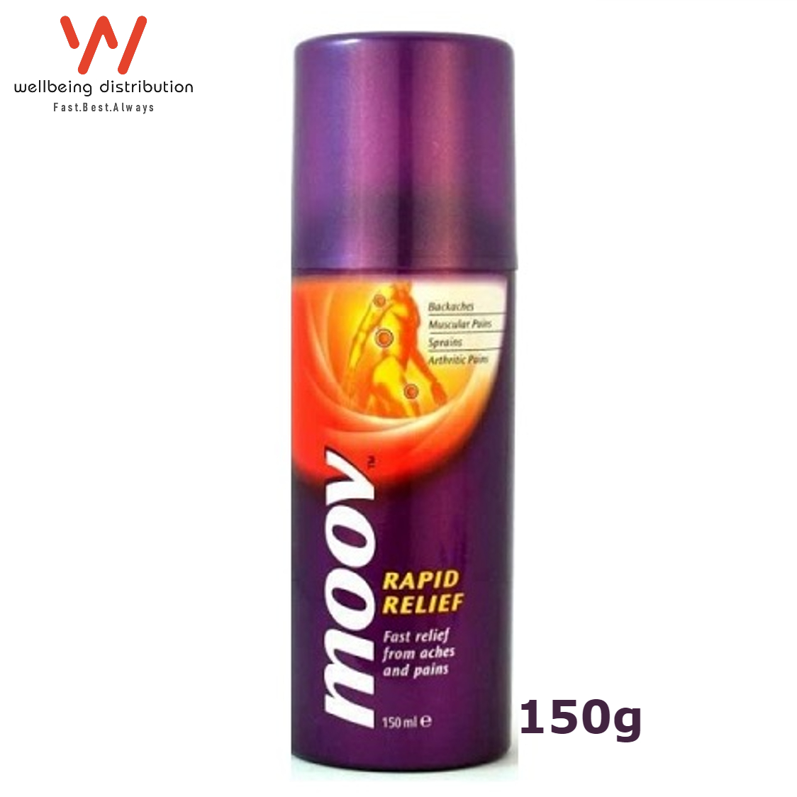 Picture of MOOV Pain Relief Specialist Active Spray 150G (Made in Dubai)