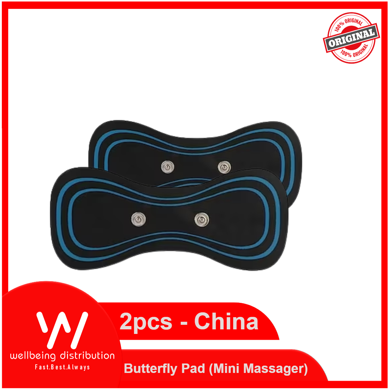 Picture of 2pcs Butterfly Pad for Mini Massager